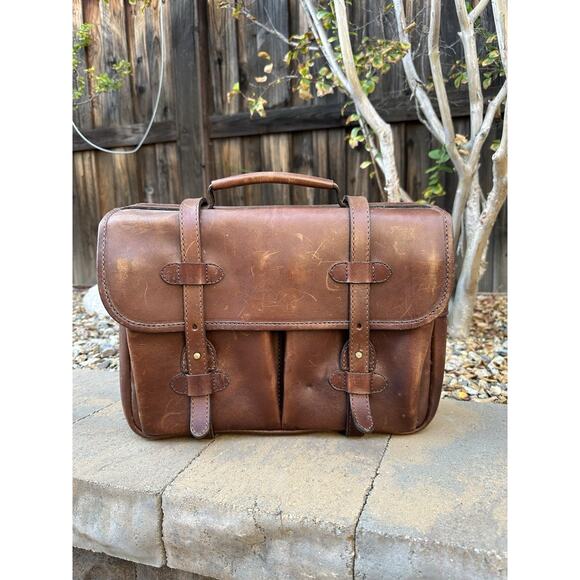 Cravar Rana Brown Leather Bag - read description - Picture 1 of 14